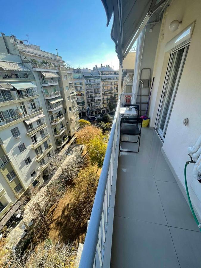 Central Sunny Apartment Tesalónica Exterior foto